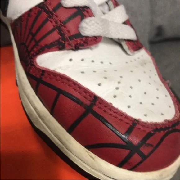 Nike Dunk Low GS Spiderman Vintage 2004 Rare - Picture 11 of 15